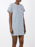 striped T-shirt dress