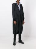 hooded raincoat