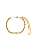 'Vices' bead and cord bracelet