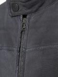 banded collar jacket