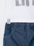 whale print short set 