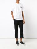 floral embroidery T-shirt