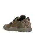contrast lace-up sneakers