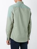 paneled longsleeved shirt