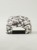 abstract bust print cap