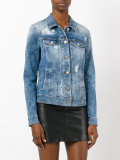 distressed denim jacket