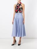 embroidered heart print top