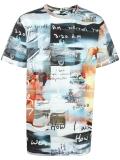 stylised print T-shirt