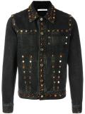 embellished denim jacket