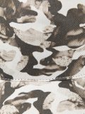 abstract bust print cap