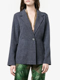 single button blazer