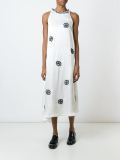 floral embroidery dress