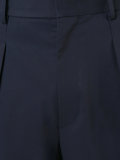 cropped high waist trousers