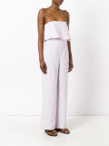 strapless wide-legged jumpsuit