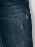 brace detail jeans