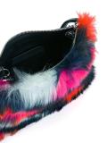 faux fur shoulder bag