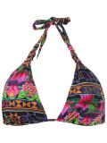 print halter bikini top