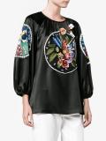 floral embroidered blouse