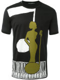 jazz singer print T-shirt