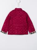 quilted check lined jacket
