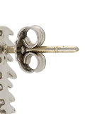 'Bone' diamond earrings