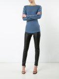 button embellished top