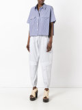 striped cape shirt