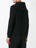 glyph icon print hoodie