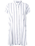 elongated stripe shirt