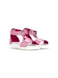logo open toe sandals
