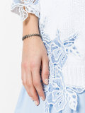 narrow 'Bone' diamond cuff 