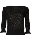 multi detail knitted top 