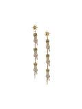 hand pendant clip on earrings