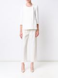 collarless jacket