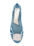jelly wedge ballerinas