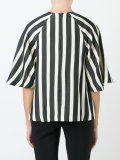 striped raglan blouse 