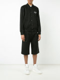 chest logo bomber jacket