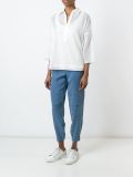 cropped tapered trousers