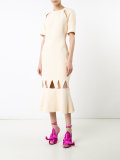 hem cut out dress