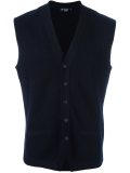 ribbed button down waistcoat
