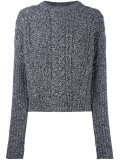 cable knit cropped jumper