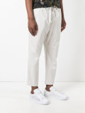 drawstring cropped pants 