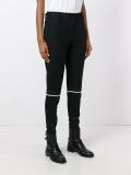 tapered pinstripe trousers