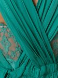 bust lace detailing long dress