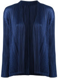 pleated cardigan 