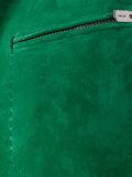 suede zip-up jacket