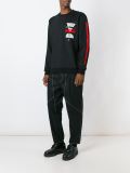 geometric print sweatshirt