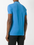 contrast detail polo shirt