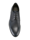 bi-material textured Derby shoes