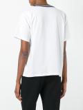 'cat wink' motif T-shirt